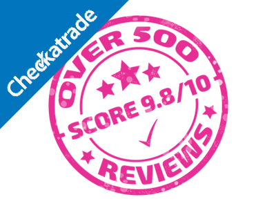 checkatrade 500 reviews stamp